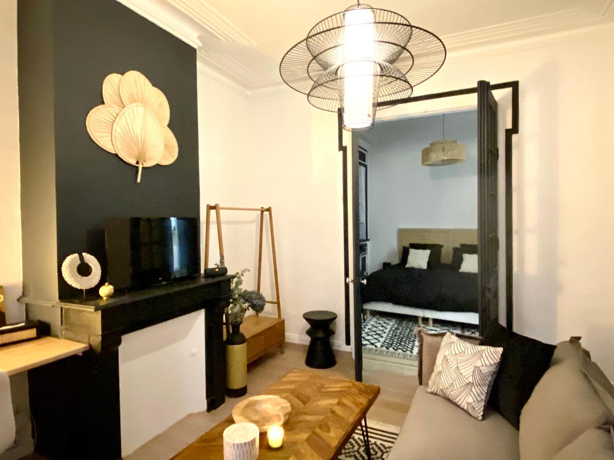 L'Art Appart' - T2 - Lit King Size - Proche Centre Amiens Luaran gambar