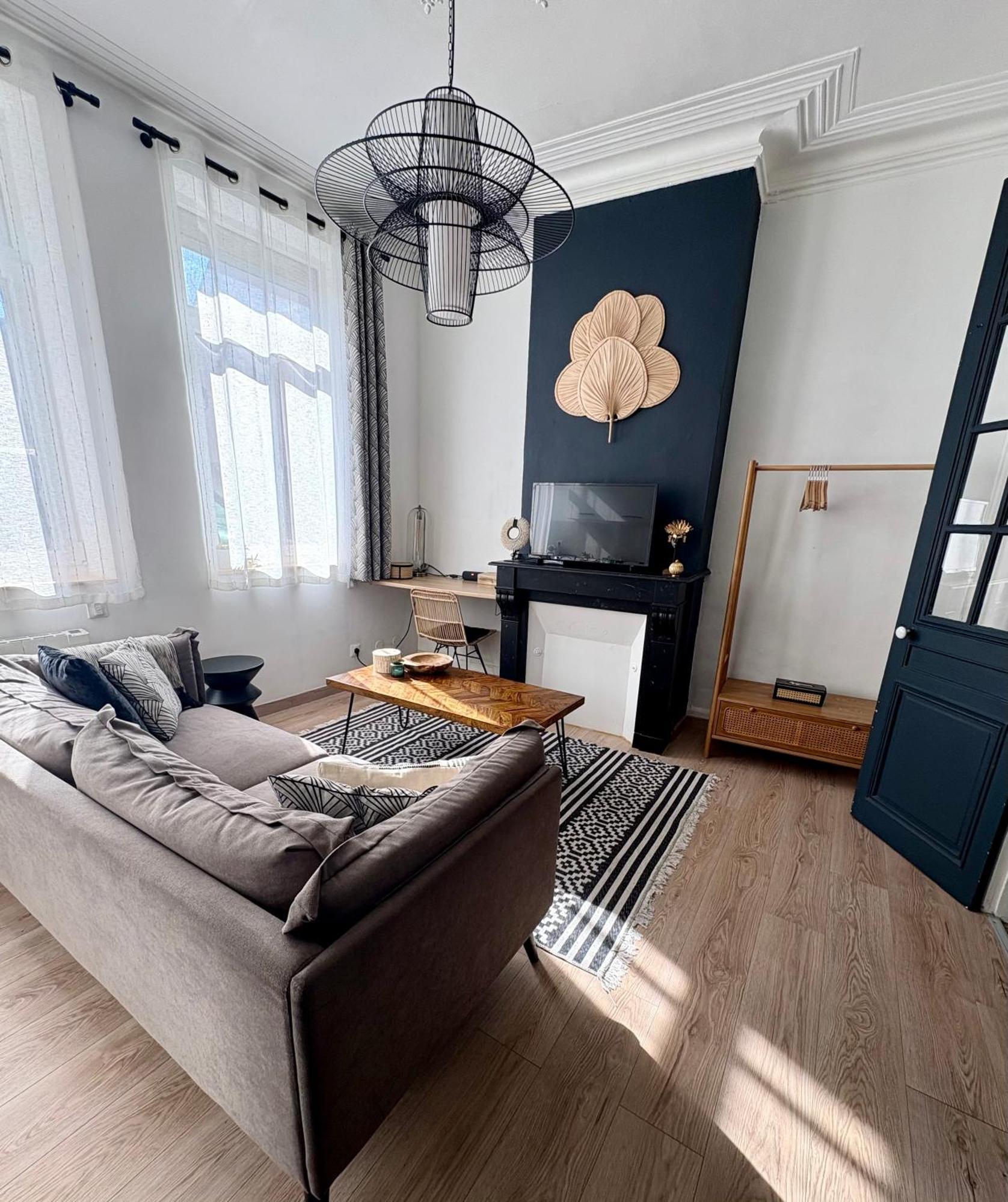 L'Art Appart' - T2 - Lit King Size - Proche Centre Amiens Luaran gambar